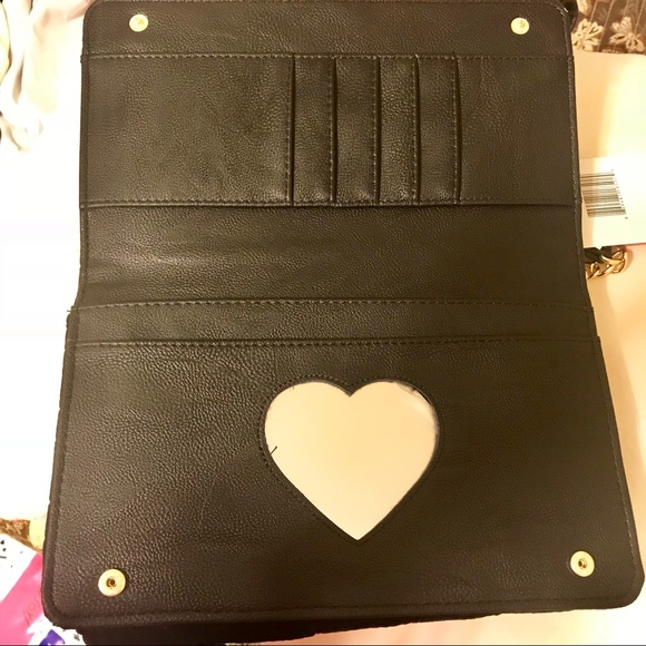 Betsey Johnson Velvet Kitty Cat Velour Crossbody - Picture 5 of 8